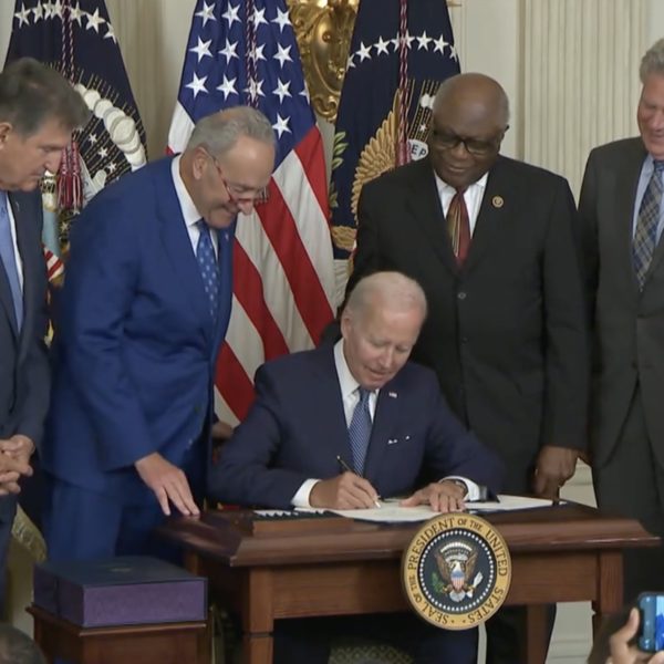 Joe Biden Signing Paperwork
